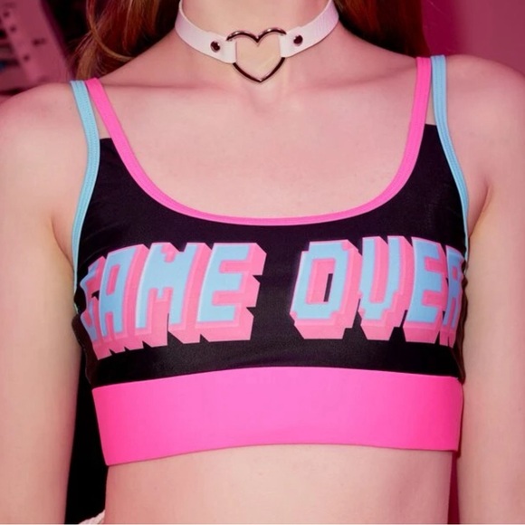 2/30$ « Game Over » bikini top 🎮 - Picture 1 of 3